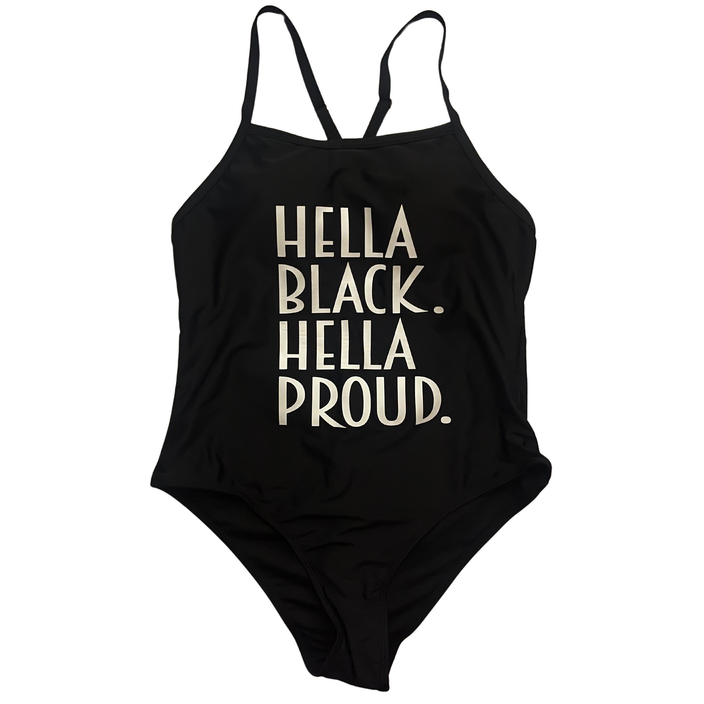 Hella Black Hella Proud Swimsuit (Thin-strapped)